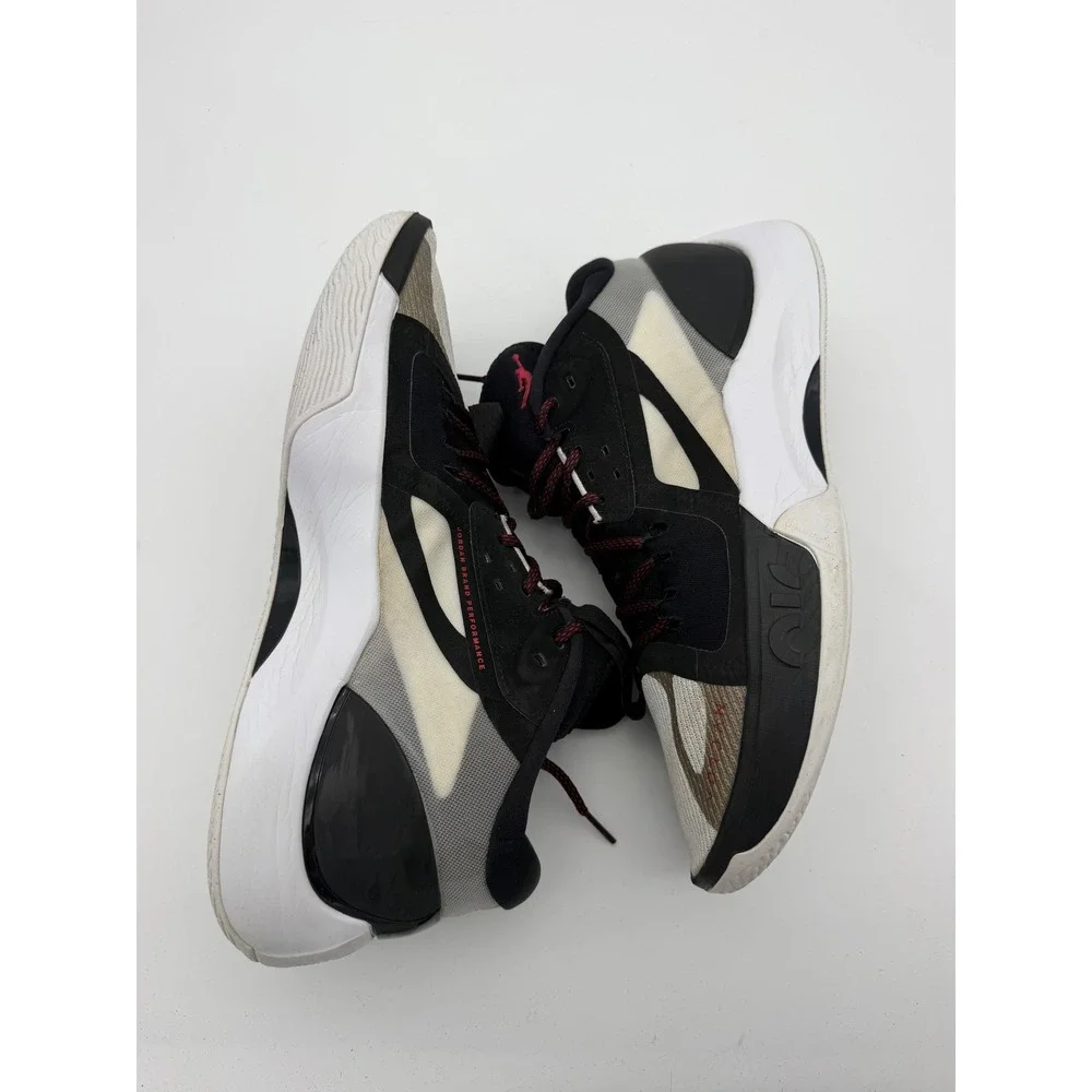 Jordan One Take 3 Black White Grey Red Basketball Shoes DH0249-001 Mens 11